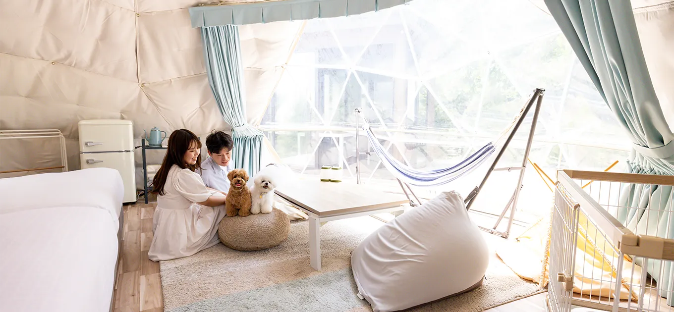 ペットドームテント